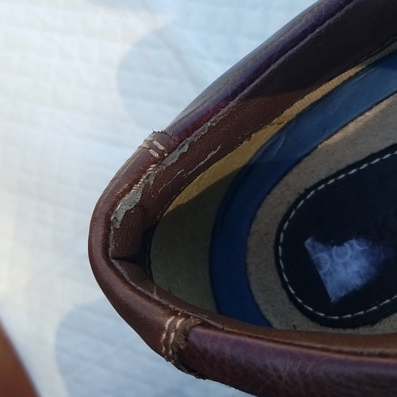 Dockers Men's Agent Brown Leather Slip-On Shoes 90-8228 Size 8M - Picture 7 of 9